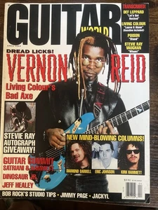 Guitar World Magazine April 1993 Vernon Reid Jimmy Page Def Leppard Poison - Bild 1 von 2