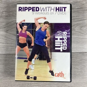 Cathe Friedrich Ripped with Hiit 7 DVD Set 9 Workouts Exercise Fitness - Bild 1 von 3