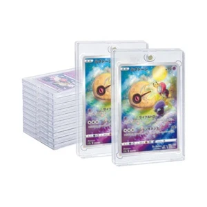 Custodia 10 Pezzi 35PT Carte Cornici Acriliche Magnetiche Trasparente Protezione - Foto 1 di 12