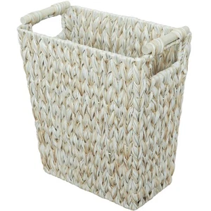 Wicker Trash Can,6 Gallon Bathroom Trash Can,Waterproof Wicker Waste Basket f... - Picture 1 of 8