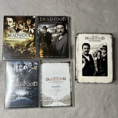 Deadwood The Complete Series - DVD Season 1 2 3 Bonus Disc - HBO TV Show Series - Image 1 of 4