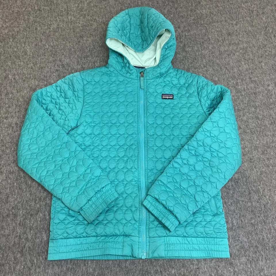 Patagonia Inoa Quilted Girls Youth XL 14 Puffer Zip Up Jacket - Image 1 of 4