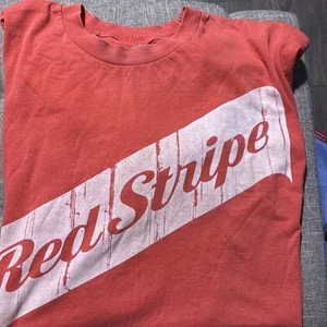 Red Stripe Beer Tshirt 3XL Rot - Bild 1 von 4