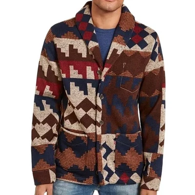 Cárdigan Suéter Tribal Levi’s Kuna Tejido Polar Suroeste Para Hombre Talla Mediana Foto 1 de 4