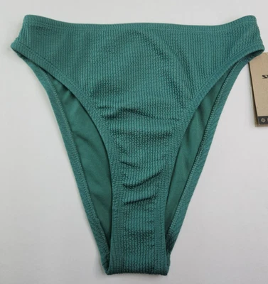 Pantalones de natación Nike Swoosh para mujer verdes elevados esenciales cintura alta talla M Foto 1 de 4