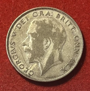 Great Britain 1/2 Crown 1925 Silver Coin Key Date KM#818.2 T7104 - Picture 1 of 2