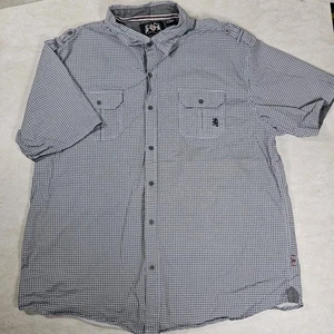 Lions Crest English Laundry Mens 3X Stretch Button Up Casual Shirt Pre-owned - Picture 1 of 16