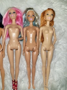 Barbie Fashionistas Doll Lot Of 6 Different Hair Colors Great set  - Picture 1 of 3