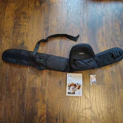 Asiento de cadera Tushbaby bebé niño pequeño portabebés negro bolsa sin tirantes enfermería Foto 1 de 4