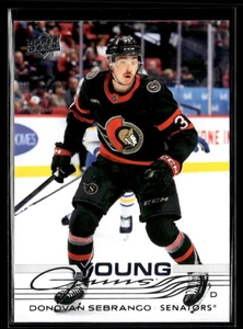 2025-26 Upper Deck Series 1 Young Guns #229 Donovan Sebrango Rookie RC - Bild 1 von 1