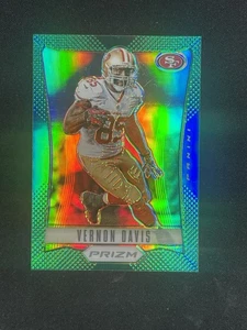 2012 Panini Prizm Vernon Davis Green Prizm #166 San Francisco 49ers SP - Bild 1 von 2