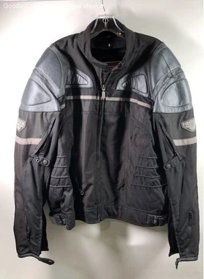 Firstgear Mens Black Motorcycle Riding Jacket - Size XXL - Image 1 of 4