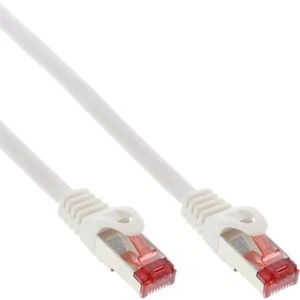 3x InLine Patchkabel, S/FTP (PiMf), Cat.6, halogenfrei, weiß, 15m - Bild 1 von 2