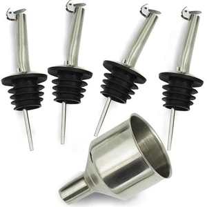 Olive Oil Bottle Pourer Spout Set - Easily Turn Your Bottles into Dispensers ... - Picture 1 of 6