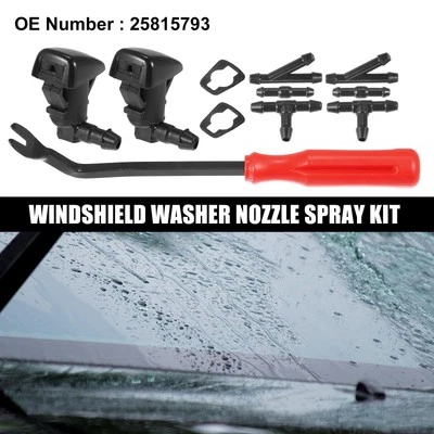 11pcs Front Windshield Washer Nozzle Kit 25815793 for Cadillac CTS 2009-2015 - Image 1 of 4