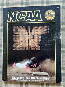 1989 College World Series CWS Baseball Official Souvenir Program Exc Cond. 108pg - Picture 1 of 7