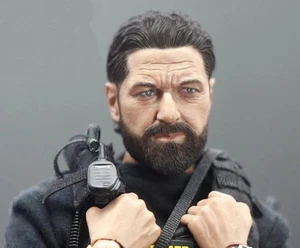1/6 Male Head Gerard Butler for Phicen Hot toys Ganghood Worldbox 12" Figure Toy - Picture 1 of 3