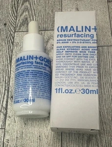 Neu MALIN + GOETZ Resurfacing Gesichtsserum Anti-Aging 1oz/30ml volle Größe $70 UVP - Bild 1 von 3