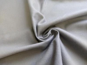 Brushed Cotton Flannel Fabric Material Wynciette GREY - Picture 1 of 2