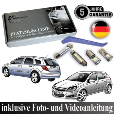LED Innenraumbeleuchtung OPEL Astra H Innenbeleuchtung Innenlicht Set OPC GTC