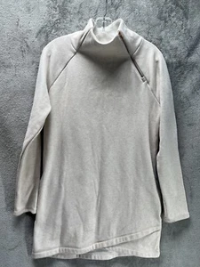 ATHLETA Cozy Karma Asymmetrical Sweater Dress Size Small Oatmeal Heather #383427 - Picture 1 of 7