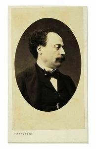 CDV Photo – Alexandre Dumas Fils – Author, Son of Dumas Père c.1860 - Picture 1 of 8