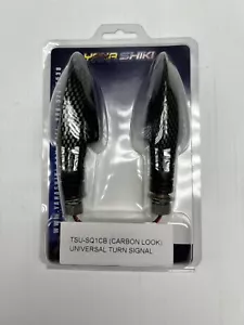 Universal Sport LED Turn Signal with Slits Carbon #6 - Picture 1 of 2