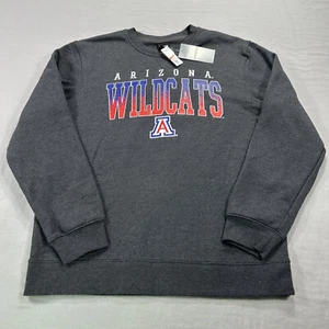 NEW Arizona Wildcats Sweatshirt Mens Large Gray Pullover Crew Fleece NWT - Picture 1 of 11
