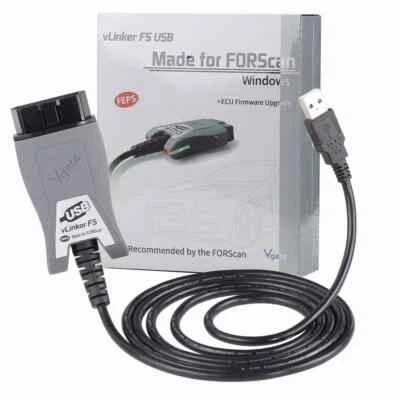 Escáner de diagnóstico de automóvil Vgate vLinker FS ELM327 para Ford FORScan HS/MS-CAN OBDII Foto 1 de 4