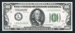 FR. 2151-L 1928-A $100 FRN “GOLD ON DEMAND” SAN FRANCISCO, CA GEM UNCIRCULATED - Picture 1 of 2