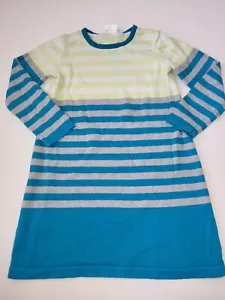 Vestido Suéter Hanna Andersson Rayas Talla 140 (10) Azul - Imagen 1 de 3