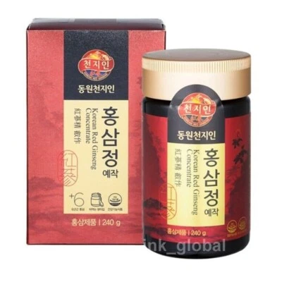 Premium Korean 6 Years Red Ginseng Extract 100% 240g + Free Express - image 1 of 3