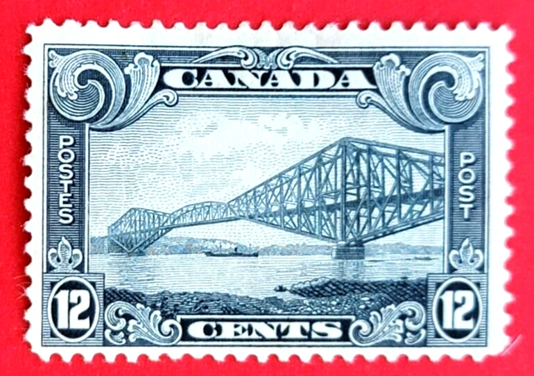 Canada Stamp #156 "Quebec Bridge" MH F-VF - Image 1 of 1