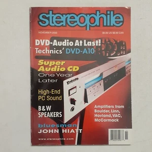 Stereophile John Hiatt Technics DVD-A10 Super Audio CD McCormack Hovland Linn - Imagen 1 de 4