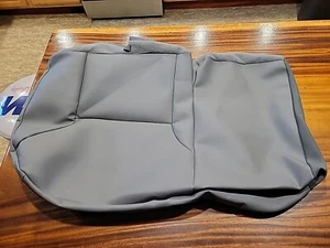 2013 Toyota Tacoma Double Cab OEM Gray Leather Seat Cover rear RH lower P2723* - Picture 1 of 3
