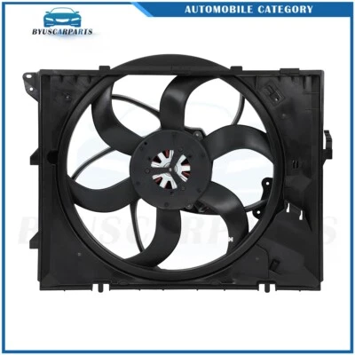 For 07 08 09 10 2011 2012 2013 BMW 328i Electric Radiator Cooling Fan Assembly - Image 1 of 4