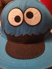 Jim Henson Cookie Monster Hat Blue S/M Sesame Street Workshop 2011            K9
