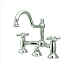  Elements Of Design Double Handle 8" Center Bridge Bathroom Faucet - ES3911AX