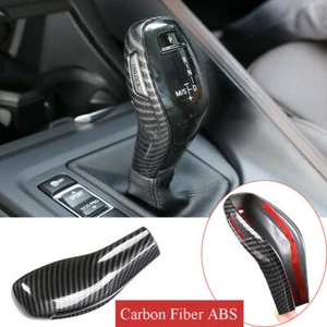Pomello del cambio per BMW Serie 2 Gran Tourer 18-2019 copertura adesivo effetto fibra di carbonio - Foto 1 di 11