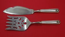 Fiddle Shell by Frank Smith Sterling Silver Fish Serving Set 2 Piece Custom Made