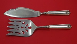 Fiddle Shell by Frank Smith Sterling Silver Fish Serving Set 2 Piece Custom Made - Picture 1 of 1