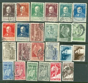 Portugal Rowland Hill++ 5 diff Set used Lot#a8063 - Picture 1 of 1