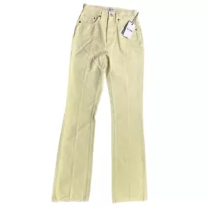 RE/DONE 70's Bootcut Washed Maize Jeans Size 25 Waist Measures 30” MSRP $295 - Picture 1 of 9