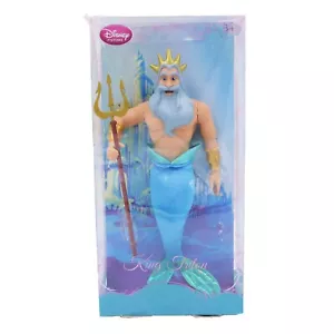 Disney Store Little Mermaid King Triton Doll Toy New OPEN DAMAGED Box - Picture 1 of 7