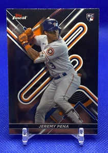 2022 Topps Finest Jeremy Pena Rookie RC #9 - Picture 1 of 2