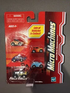 Hasbro Micro Machines Flame Racers Packs 5 Car Set 2003 - Picture 1 of 4