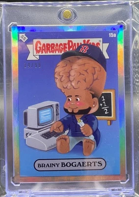 2022 Topps Garbage Pail Kids GPK x MLB Xander Brainy Bogaerts #'d 14/99 - 15a - Image 1 of 2