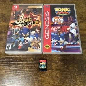 Sonic Mania,Forces Bundle & Crash Bandicoot N Sane Trilogy  Switch Games C51 - Picture 1 of 10