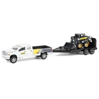 1/64 Dodge Pickup Con Rimorchio E New Holland L170 Skid Steer 13862 ERT13862 - Immagine 1 di 4