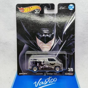 Hot Wheels 2018 Premium DC Comics Batman Custom 77 Dodge Van FKY27 Pop Culture - Picture 1 of 6